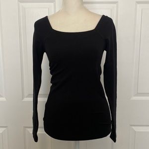 Square neck long sleeve top - NWT